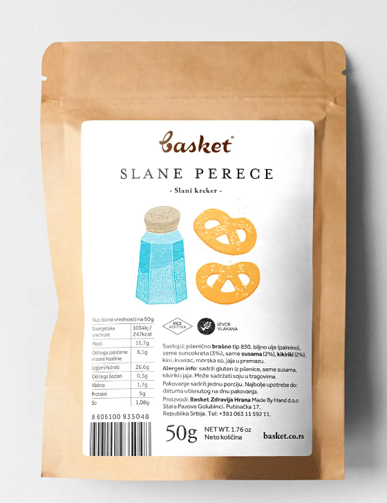 Slane perece, 50g