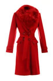 Crveni kaput sa krznom