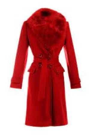 Crveni kaput sa krznom