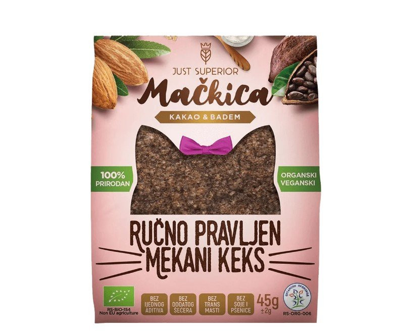 Organski Veganski Keks Mačkica