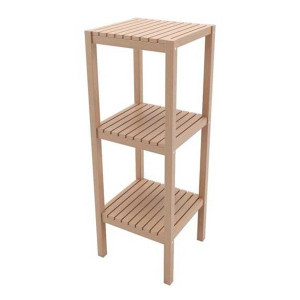 Drvena polica za kupatilo 1