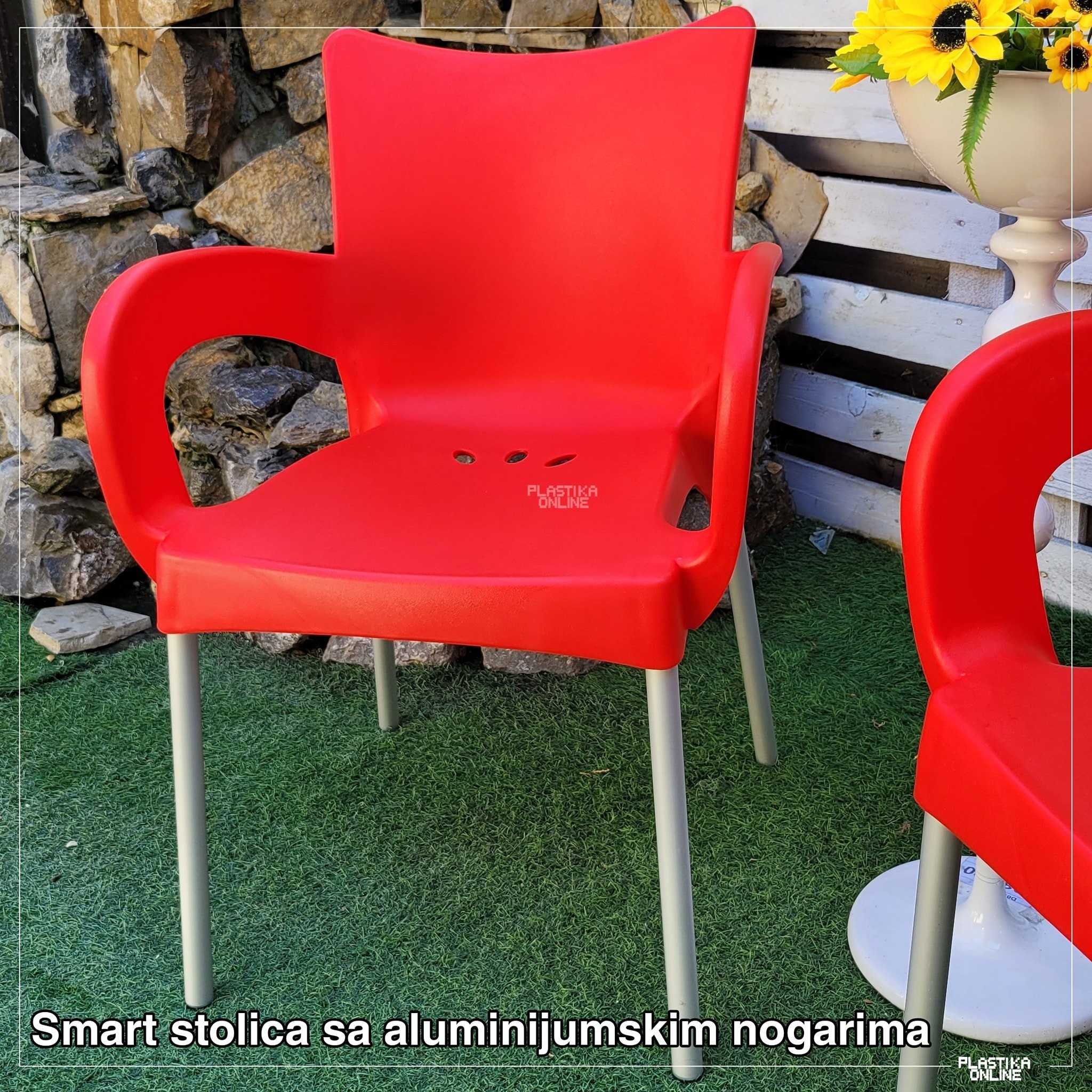 Baštenska stolica od plastike