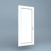 Jednokrilna PVC sobna vrata 90 cm × 200 cm