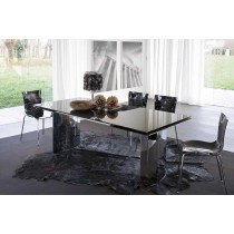 Stakleni trpezarijski sto 180 cm x 75 cm x 80 cm