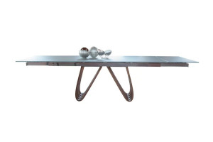 Stakleni trpezarijski sto 180 cm x 75 cm x 100 cm