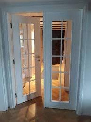 Dvokrilna drvena ulazna vrata 156 cm x 220 cm