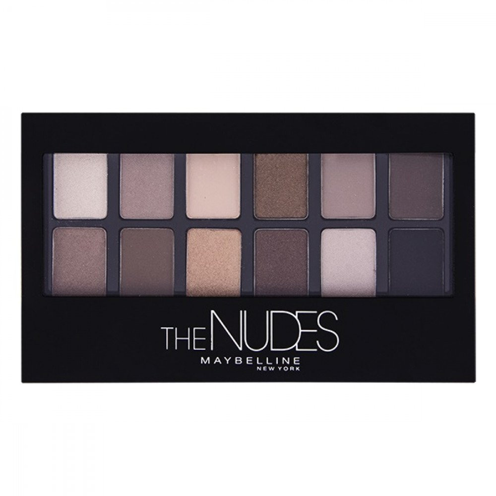 MAYBELLINE NEW YORK The Nudes paleta senki za oči, 12 g
