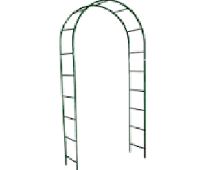 Baštenski luk za ruže i puzavice - zeleni