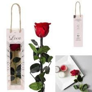 Veštačka ruža 35 cm - crvena