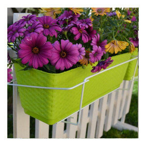 Plastična žardinjera 12 cm - zelena