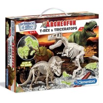CLEMENTONI SCIENCE T REX I TRICERAPTORS SVETLECI