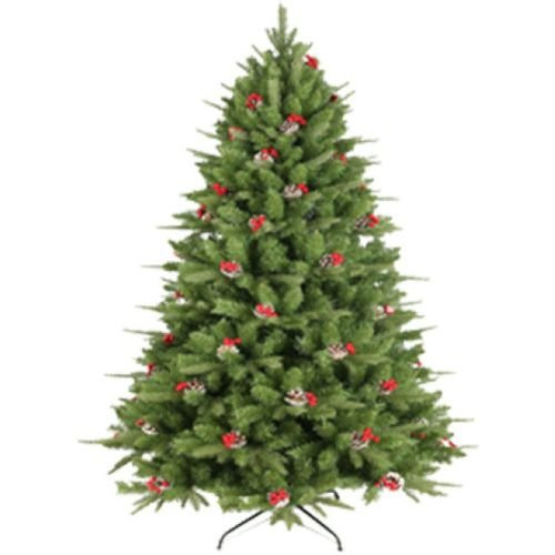 Novogodišnja jelka sa šišarkama i bobicama 150 cm 220026