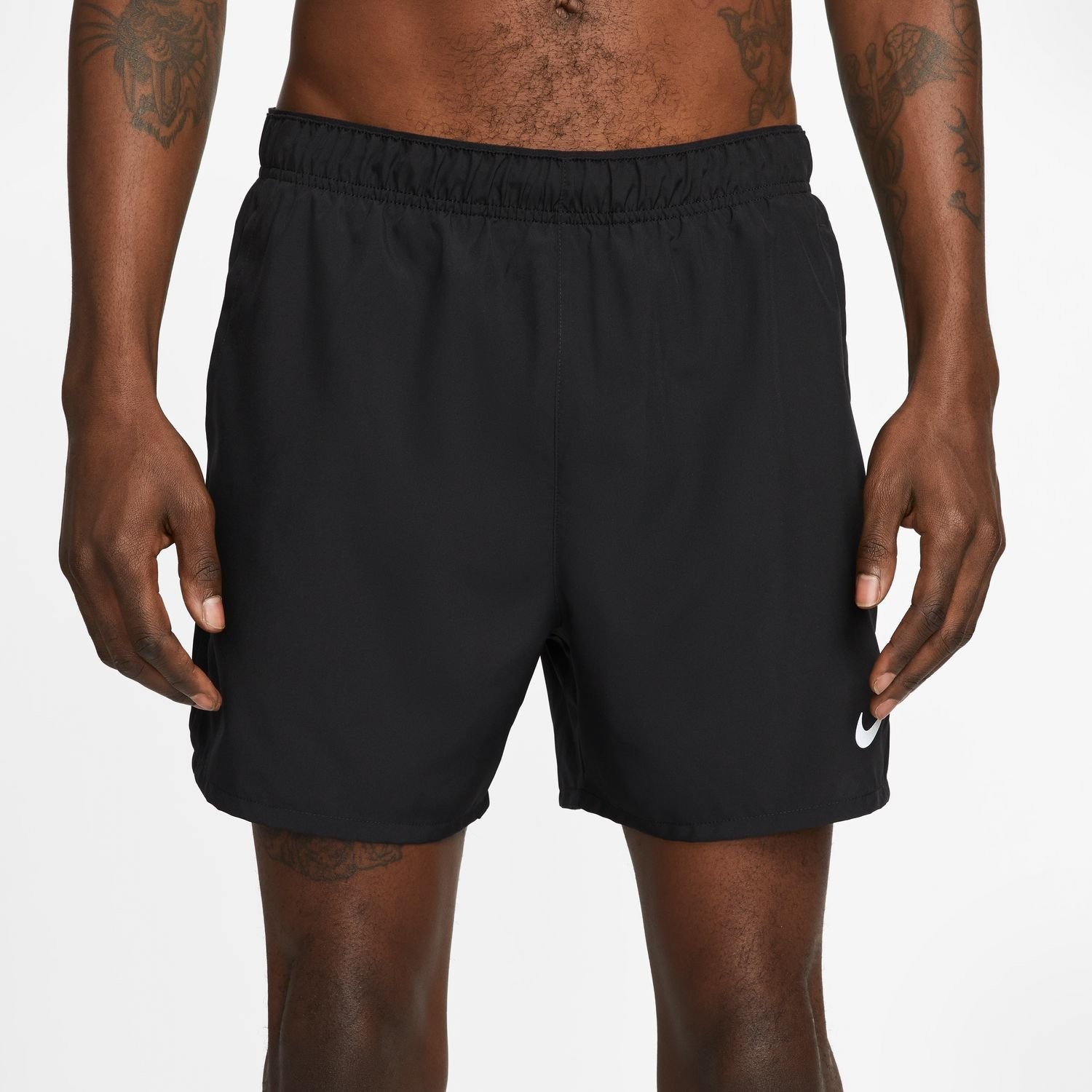 Nike M NK DF CHALLENGER 5BF SHORT, muški šorc za trčanje, crna