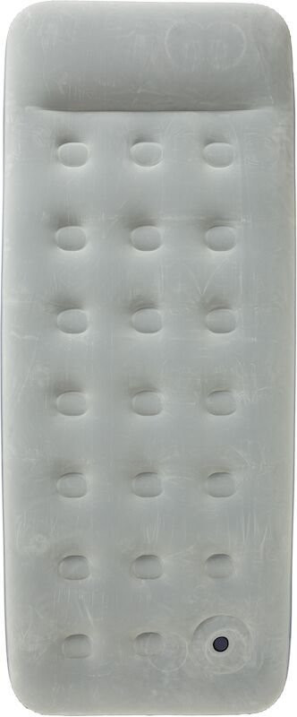 McKinley AIRBED SINGLE W-PUMP, dušek kamp na naduvavanje pvc, siva