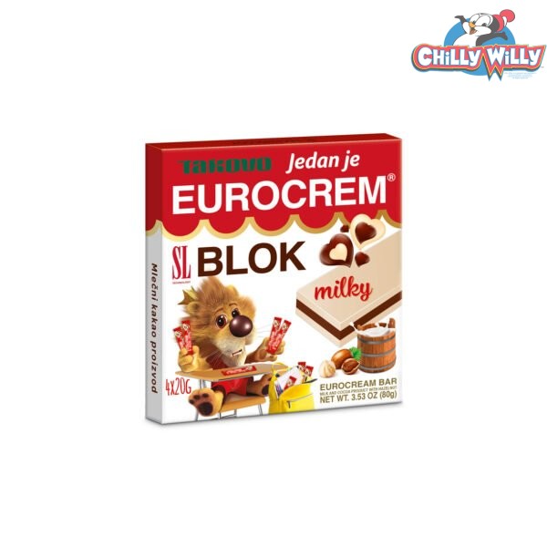 Euro blokić Milky 80 g
