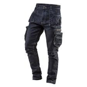 Radne pantalone sa džepovima DENIM 410g/m2 vel.XXXL teksas Neo