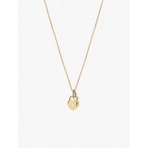 Zlatna ogrica sa priveskom SRCE 