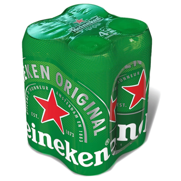 HEINEKEN pivo svetlo limenka 4x0,5l