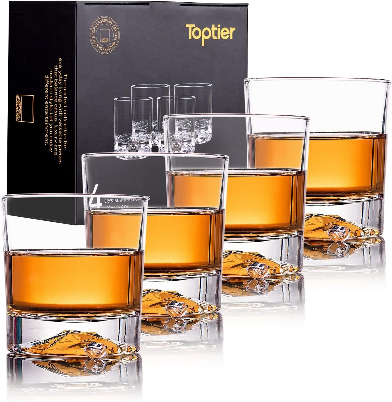 Set casa za viski, topiter 4 kom