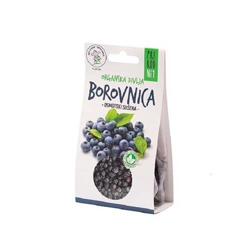 Organska borovnica, osmotski sušena