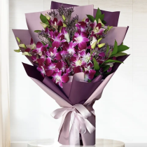 Purple Orchid Bouquet