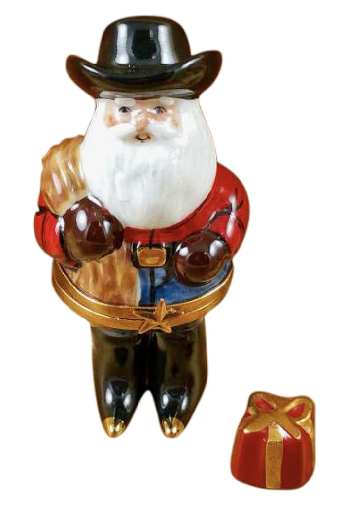 Large Chalkware Santa Clause Statuette 