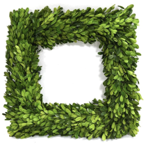 Square Green Wreath 