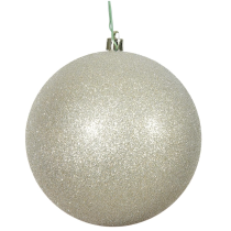 Glittered Plastic Ornaments