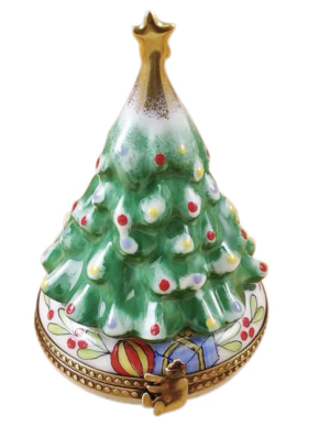 Christmas Tree Statuette - Rochard Limoges