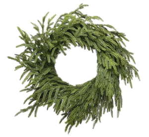 Traditional Round Green Wreath 