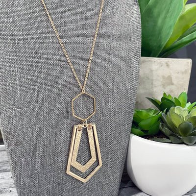 Gold Geometric Necklace