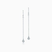 Silver dangling earrings