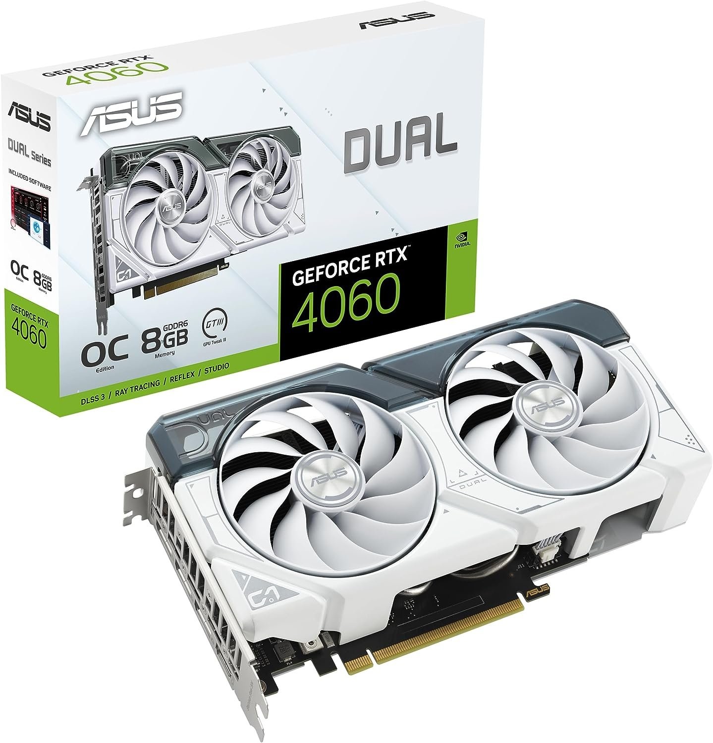 ASUS Dual GeForce RTX™ 4060 White