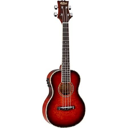 Roland MUT80XE-QAB-WSK Exotic Acoustic-Electric Ukulele Quilt Ash Burl Whiskey