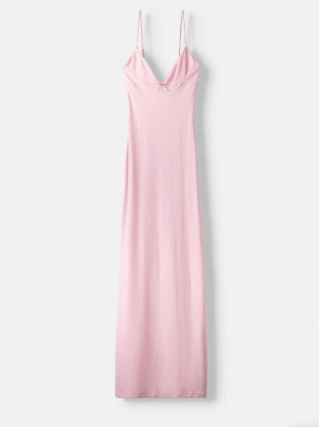 PINK BOW MAXI DRESS