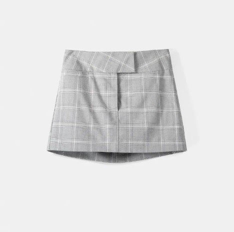 GREY MINI SKIRT