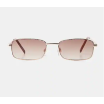 SQUARE SUNGLASSES IN ROSE GOLD