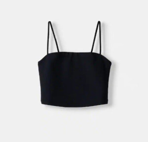 Black Crop Top
