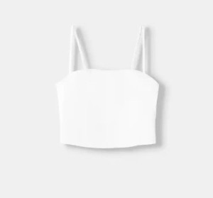 White Crop Top