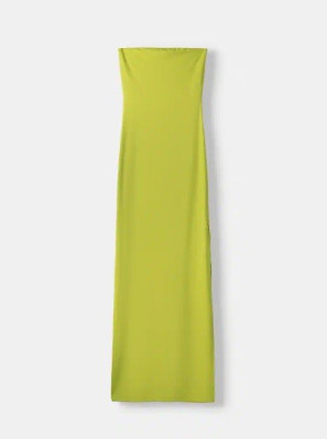 GREEN MIDI DRESS
