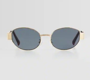 GOLD ROUND SUNGLASSES