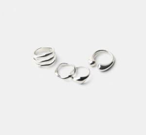 SILVER RING SET