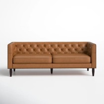 Woodford 84.6'' Leather Sofa