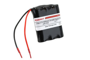 Tenergy Li-Ion 3.7V 6600mAh Rechargeable Battery Pack w/ PCB 