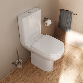 Rimless Close-Coupled Toilet 