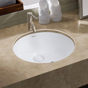 Oval Undermount Bathroom Sink