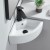 Small Corner Ceramic Drop In or Wall Mounted Sink