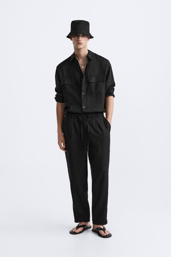 SPORTSKE PANTALONE - Crne