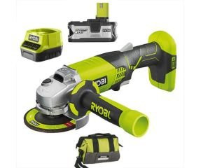 Ryobi R18AG-140S aku mala ugaona brusilica set 115mm 18V 4.0Ah