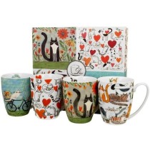 Set četiri šolje - CAT'S WORLD